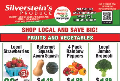 Silverstein's Produce Flyer October 15 to 19