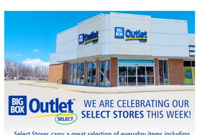 Big Box Outlet Store Flyer October 16 to 22