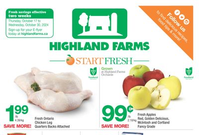 Highland Farms Flyer October 17 to 30