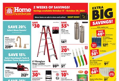 Home Hardware (Atlantic) Flyer October 17 to 30