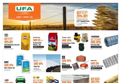 UFA Co-operative Limited Flyer October 17 to November 4