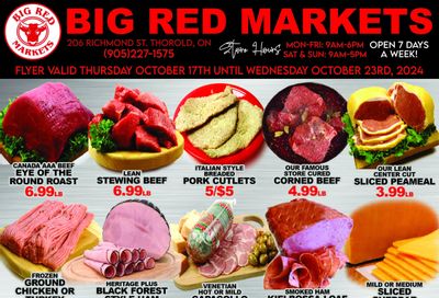 Big Red Markets Flyer October 17 to 23