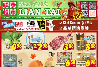 Marche Lian Tai Flyer October 17 to 23