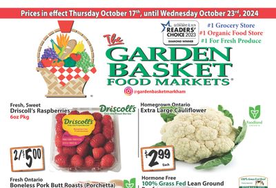 The Garden Basket Flyer October 17 to 23