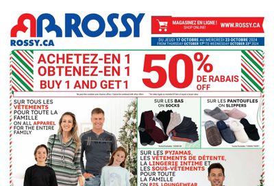 Rossy Flyer October 17 to 23