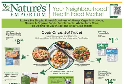 Nature's Emporium Bi-Weekly Flyer October 17 to 30