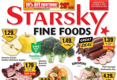 Starsky Foods Flyer October 17 to 23