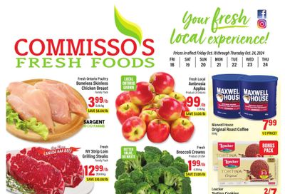 Commisso's Fresh Foods Flyer October 18 to 24