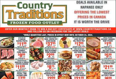 Country Traditions Flyer October 17 to 24