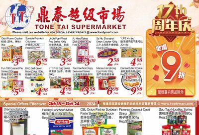 Tone Tai Supermarket Flyer October 18 to 24