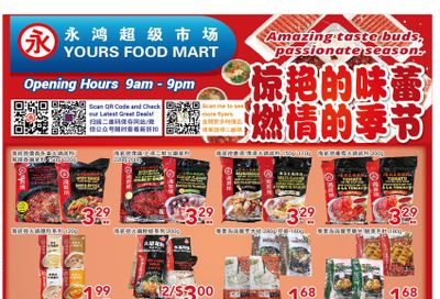 Yours Food Mart Flyer October 18 to 24