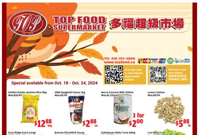 Top Food Supermarket Flyer October 18 to 24