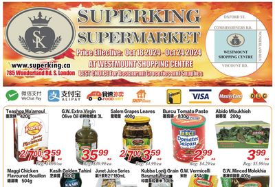 Superking Supermarket (London) Flyer October 18 to 24