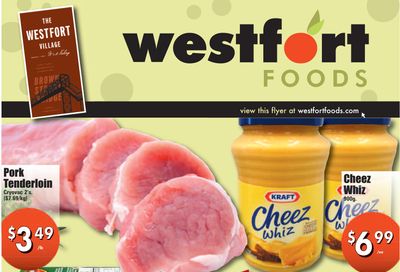 Westfort Foods Flyer October 18 to 24