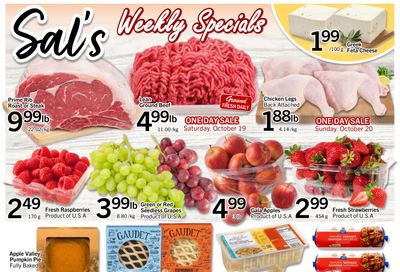 Sal's Grocery Flyer October 18 to 24