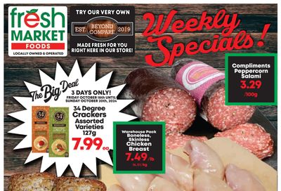 Fresh Market Foods Flyer October 18 to 24