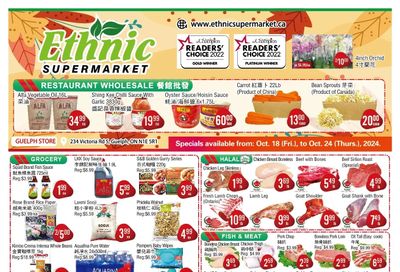 Ethnic Supermarket (Guelph) Flyer October 18 to 24