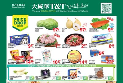 T&T Supermarket (Ottawa) Flyer October 18 to 24