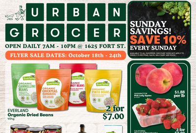 Urban Grocer Flyer October 18 to 24