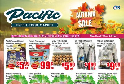 Pacific Fresh Food Market (Pickering) Flyer October 18 to 24