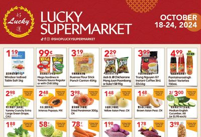 Lucky Supermarket (Calgary) Flyer October 18 to 24