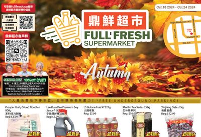 Full Fresh Supermarket Flyer October 18 to 24