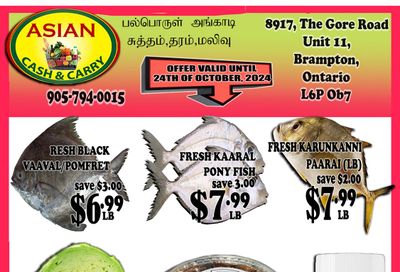 Asian Cash & Carry Flyer October 18 to 24