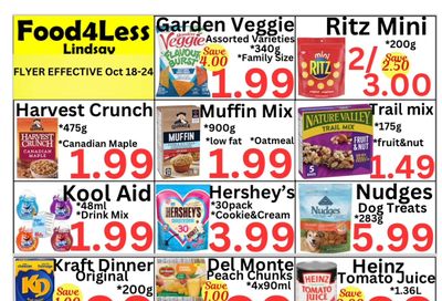 Food 4 Less (Lindsay) Flyer October 18 to 24