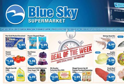 Blue Sky Supermarket (North York) Flyer October 18 to 24