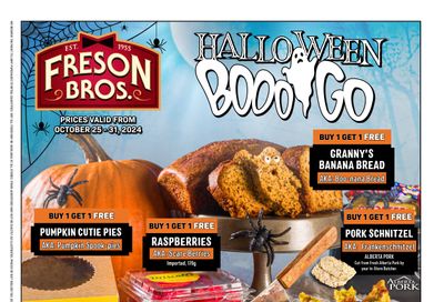 Freson Bros. Flyer October 25 to 31