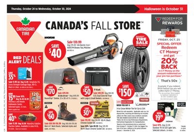 Canadian Tire (Atlantic) Flyer October 24 to 30