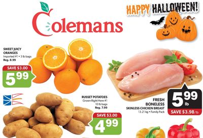 Coleman's Flyer October 24 to 30