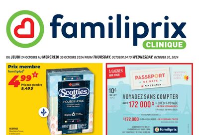 Familiprix Clinique Flyer October 24 to 30