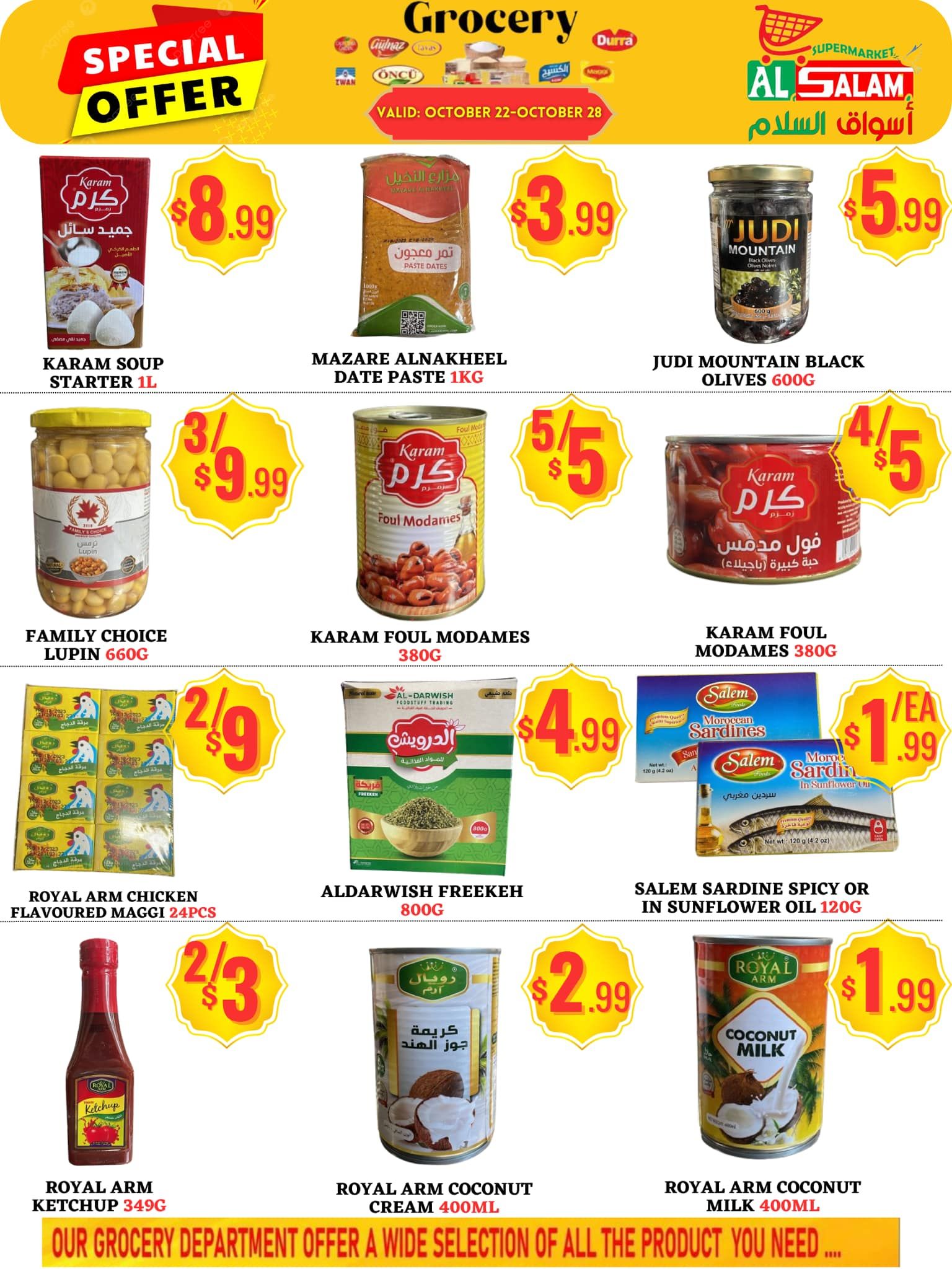Al-Salam Supermarket Flyer October 22 to 28