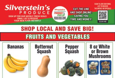 Silverstein's Produce Flyer October 22 to 28