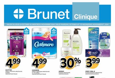 Brunet Clinique Flyer October 24 to November 6