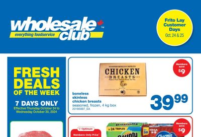 Wholesale Club (West) Flyer October 24 to November 13