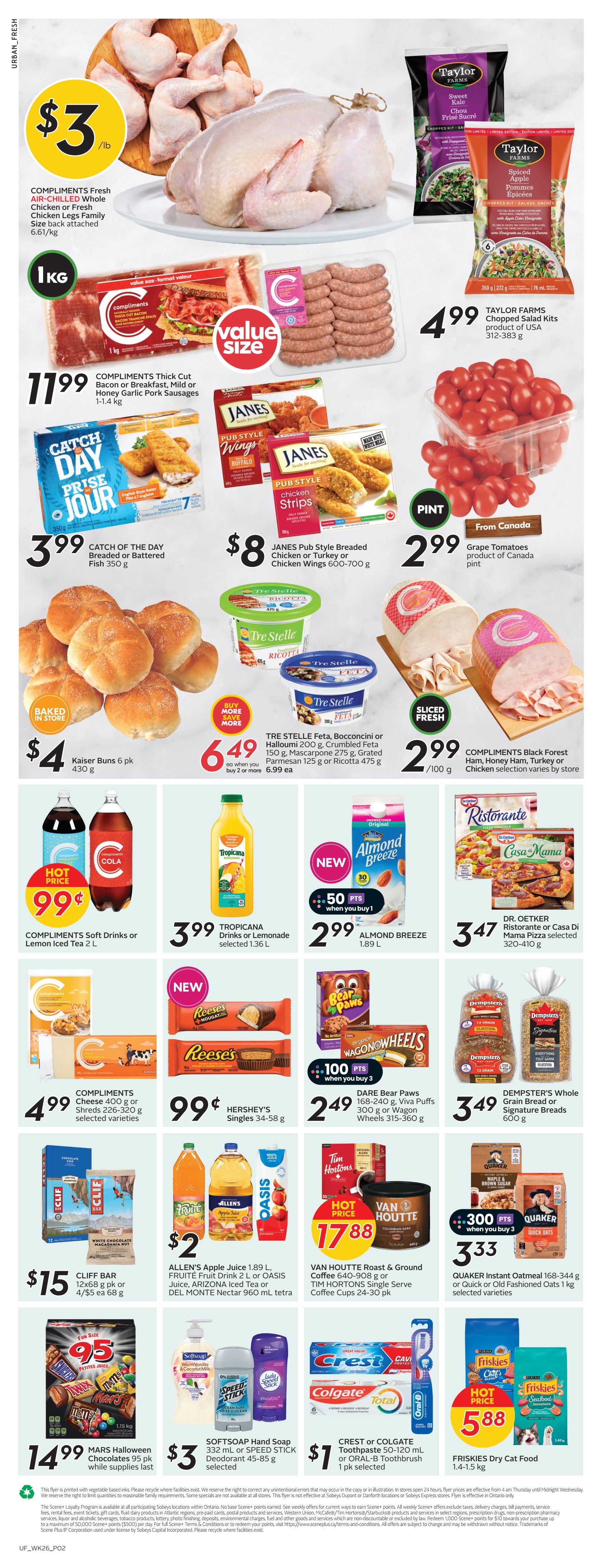 Sobeys Urban Fresh Flyer October 24 to 30
