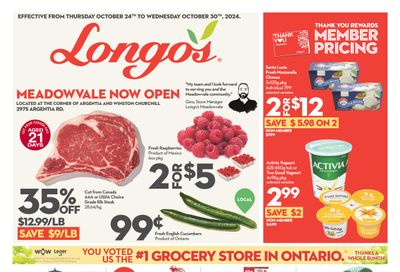 Longo's (Meadowvale) Flyer October 24 to 30