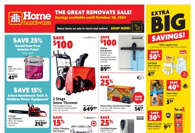 Home Hardware (ON) Flyer October 24 to 30