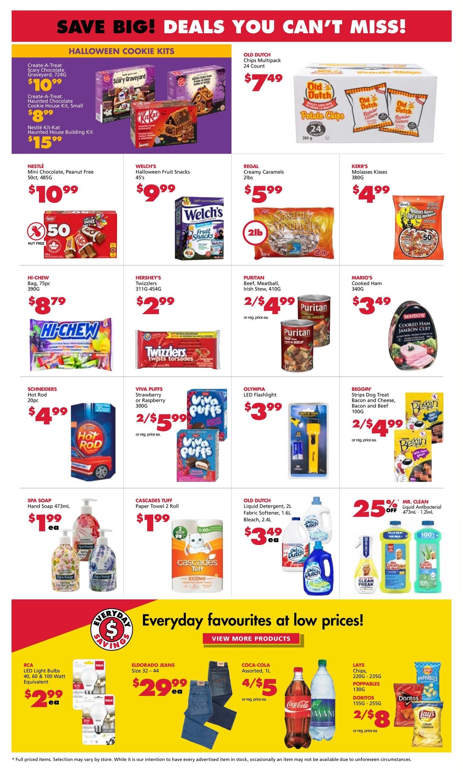 The Bargain Shop & Red Apple Stores Flyer October 24 to 30