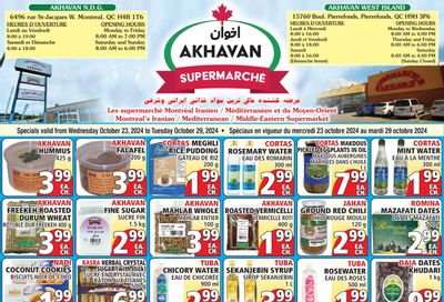 Akhavan Supermarche Flyer October 23 to 29