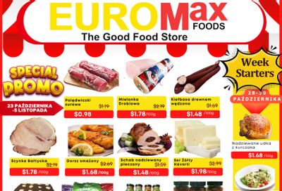 EuroMax Foods Bi-Weekly Flyer October 23 to November 5