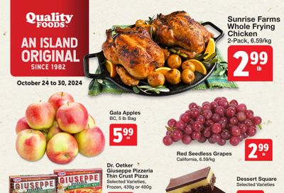 Quality Foods Flyer October 24 to 30