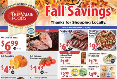 Tru Value Foods Flyer October 23 to 29