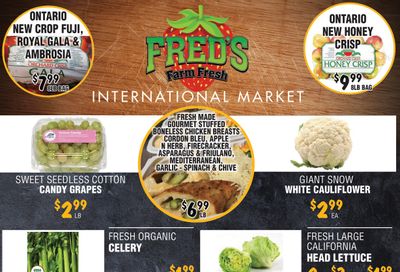 Fred's Farm Fresh Flyer October 23 to 29