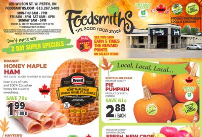 Foodsmiths Flyer October 24 to 31