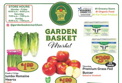 The Garden Basket Flyer October 24 to 30