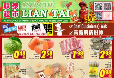 Marche Lian Tai Flyer October 24 to 30