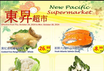 New Pacific Supermarket Flyer October 24 to 28